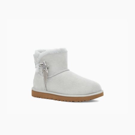 UGG Mini Bailey Star - Boots Dame - Grå Lilla (NO-O499)